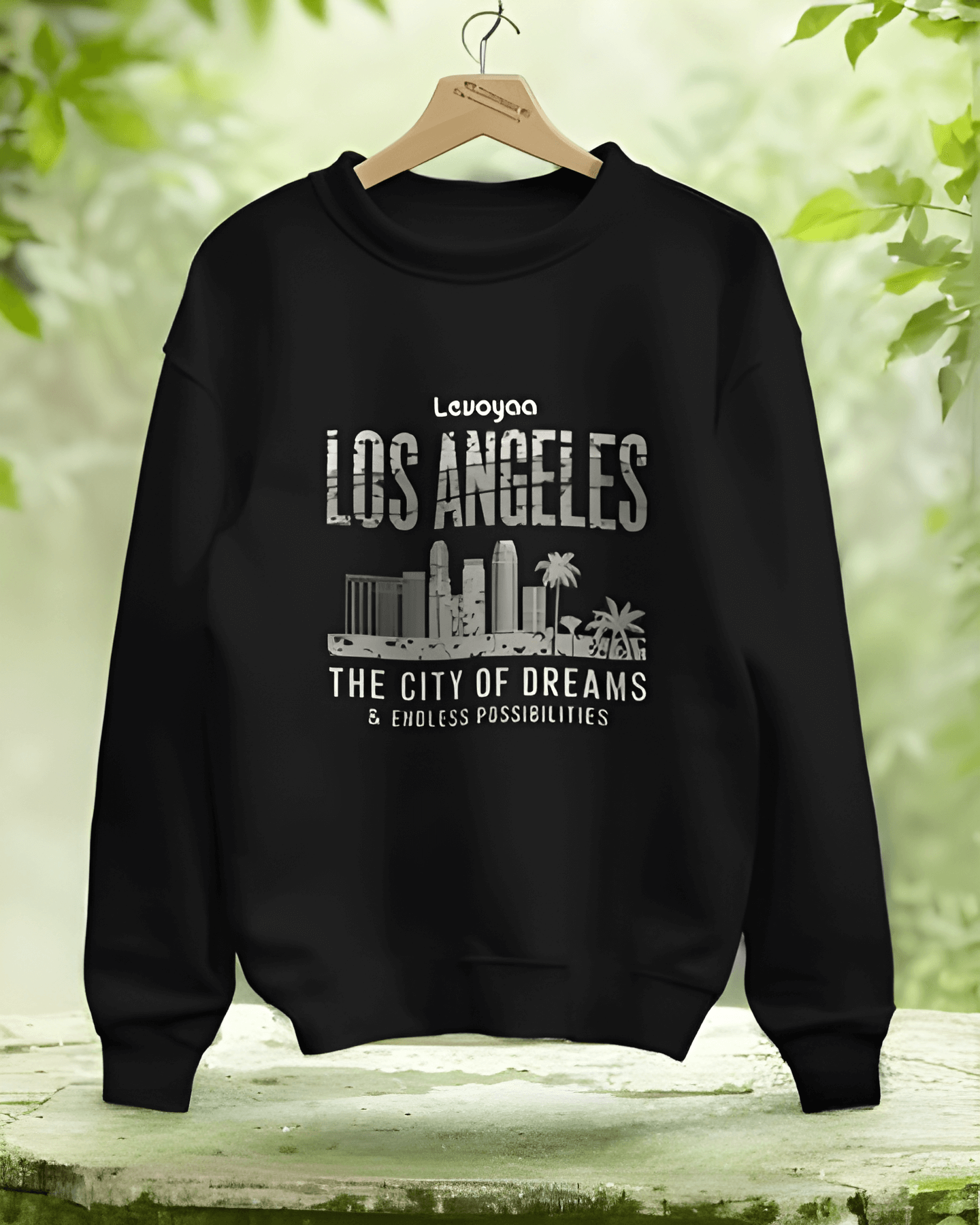 Oversized Sweatshirt - Los Angeles Dreamer - Crewneck