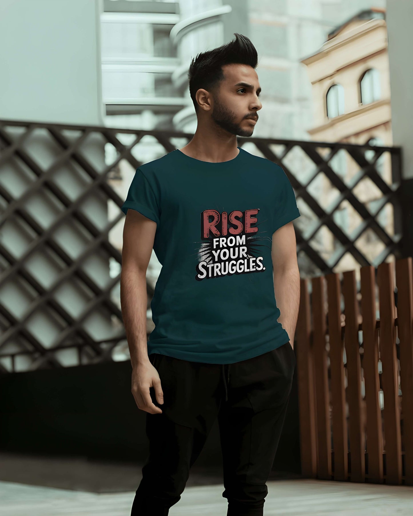 Rise From Your Struggles - Motivational T-Shirt