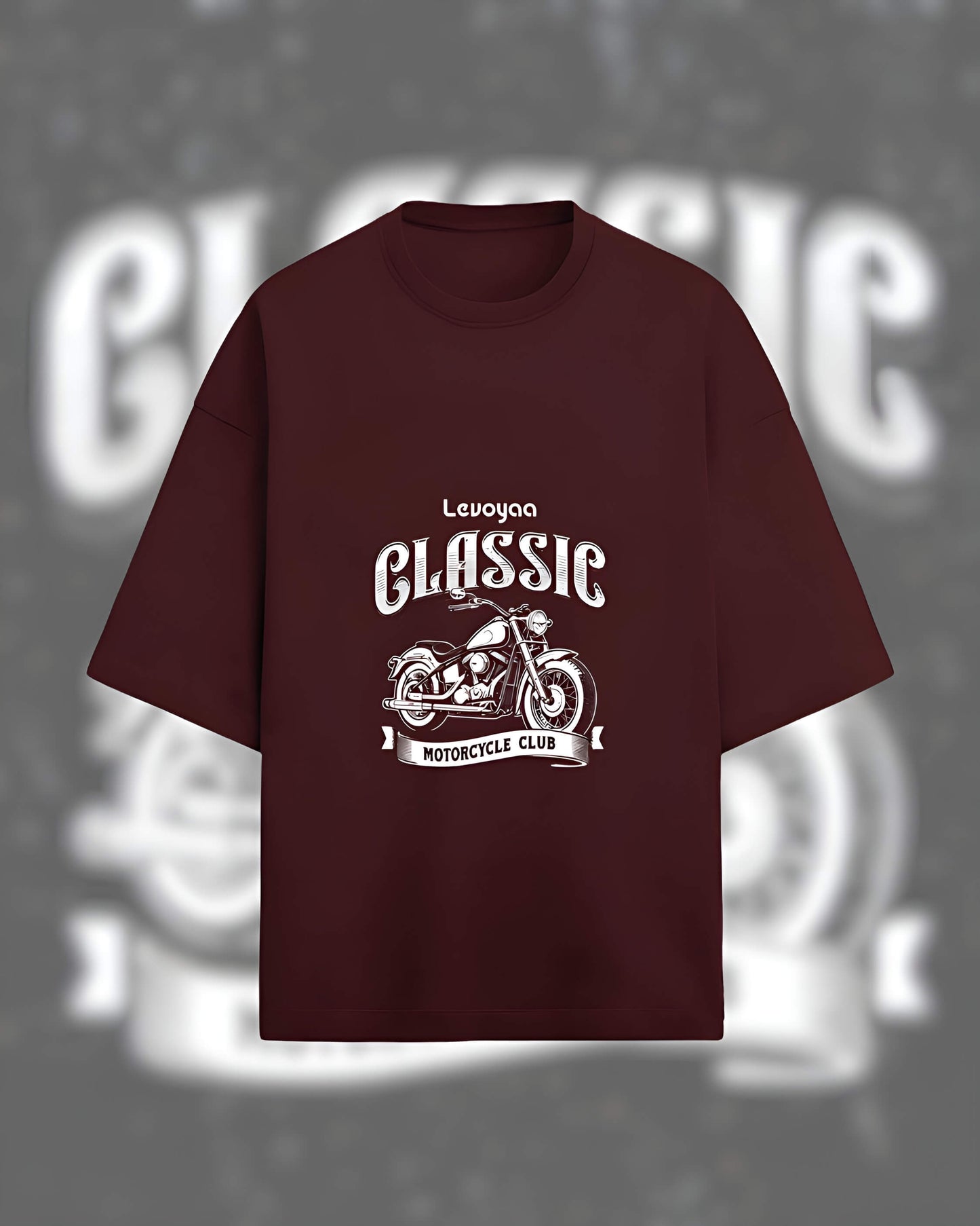 Levoyaa Classic Motorcycle Club T-shirt