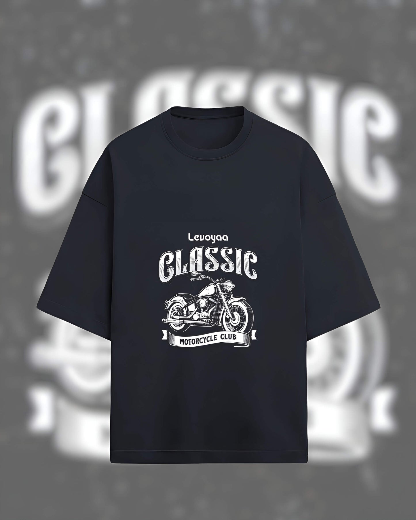 Levoyaa Classic Motorcycle Club T-shirt