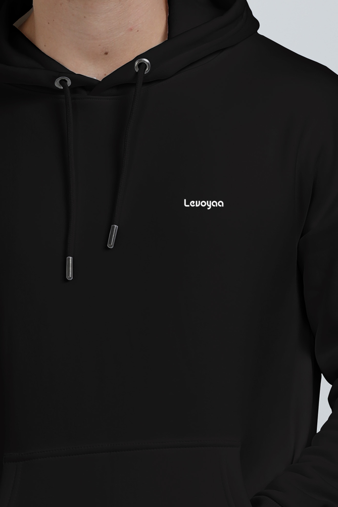 Levoyaa Premium Black Hoodie - Signature Style