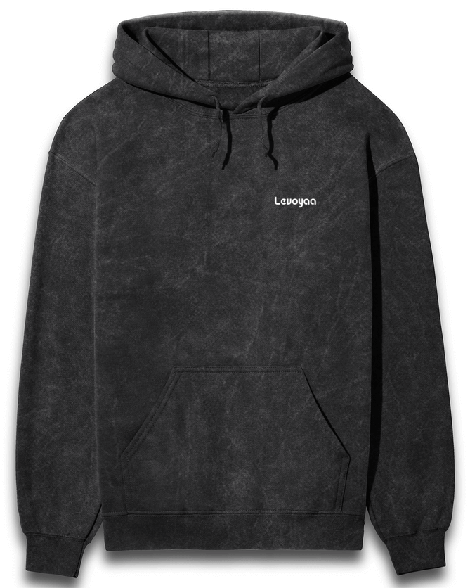 Levoyaa Premium Acid Wash Hoodie