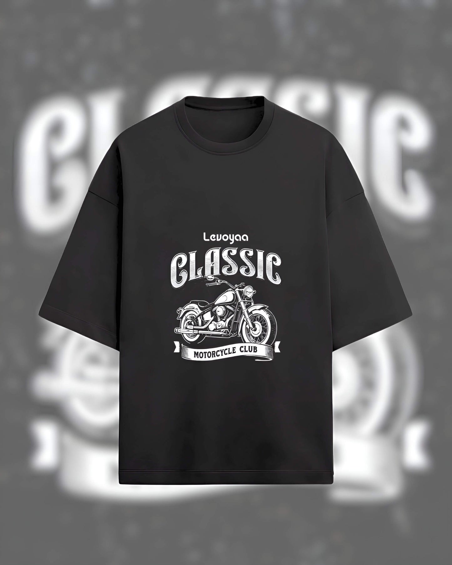 Levoyaa Classic Motorcycle Club T-shirt