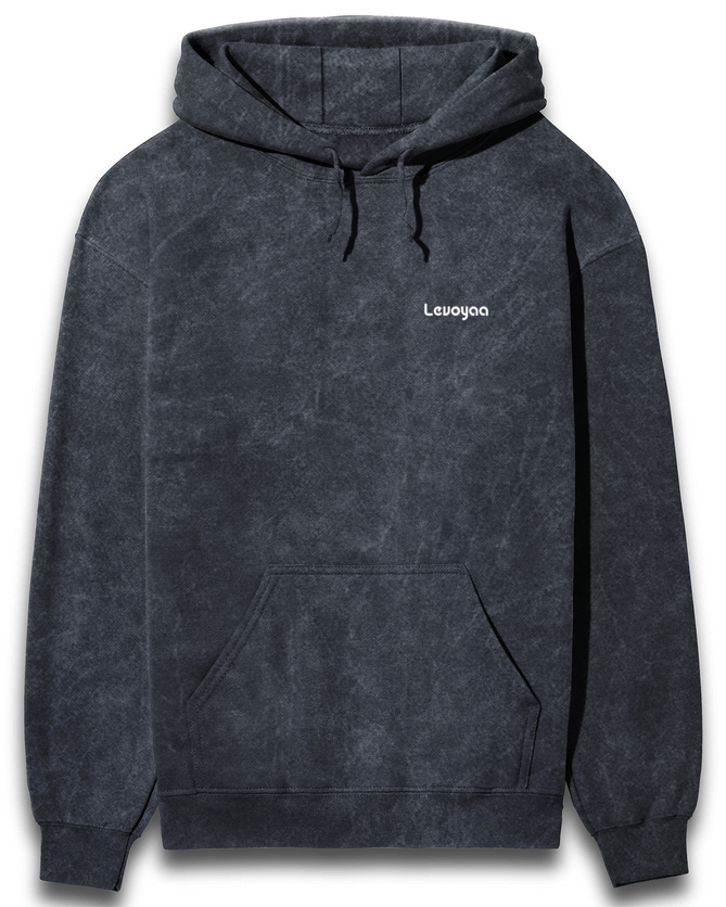 Levoyaa Premium Acid Wash Hoodie