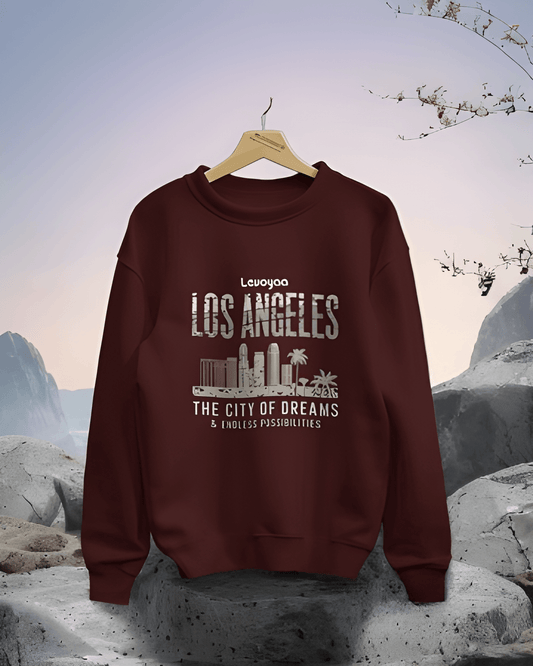Oversized Sweatshirt - Los Angeles Dreamer - Crewneck