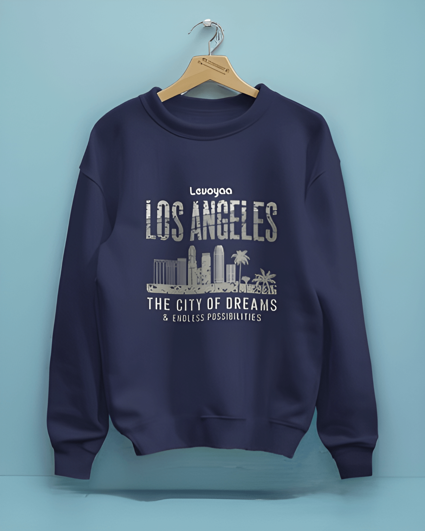 Oversized Sweatshirt - Los Angeles Dreamer - Crewneck
