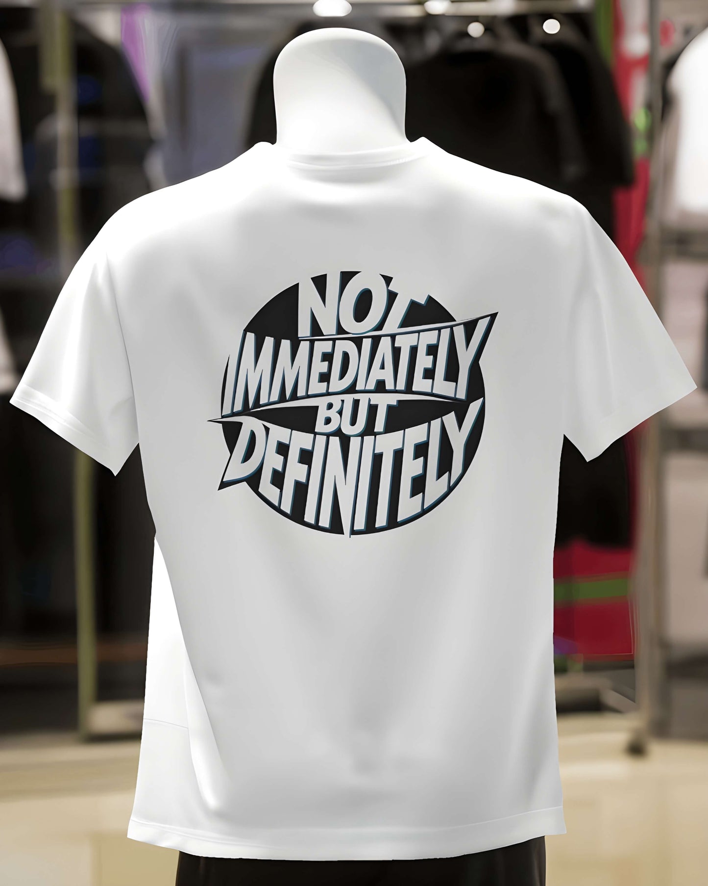Not Immediately But Definitely Motivational | Oversized T-Shirt