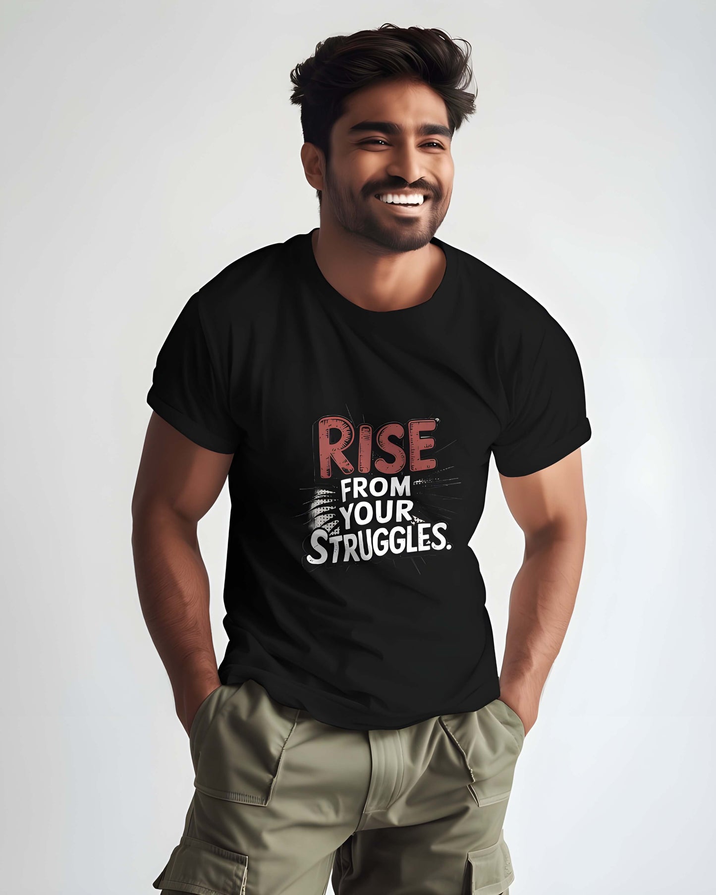 Rise From Your Struggles - Motivational T-Shirt