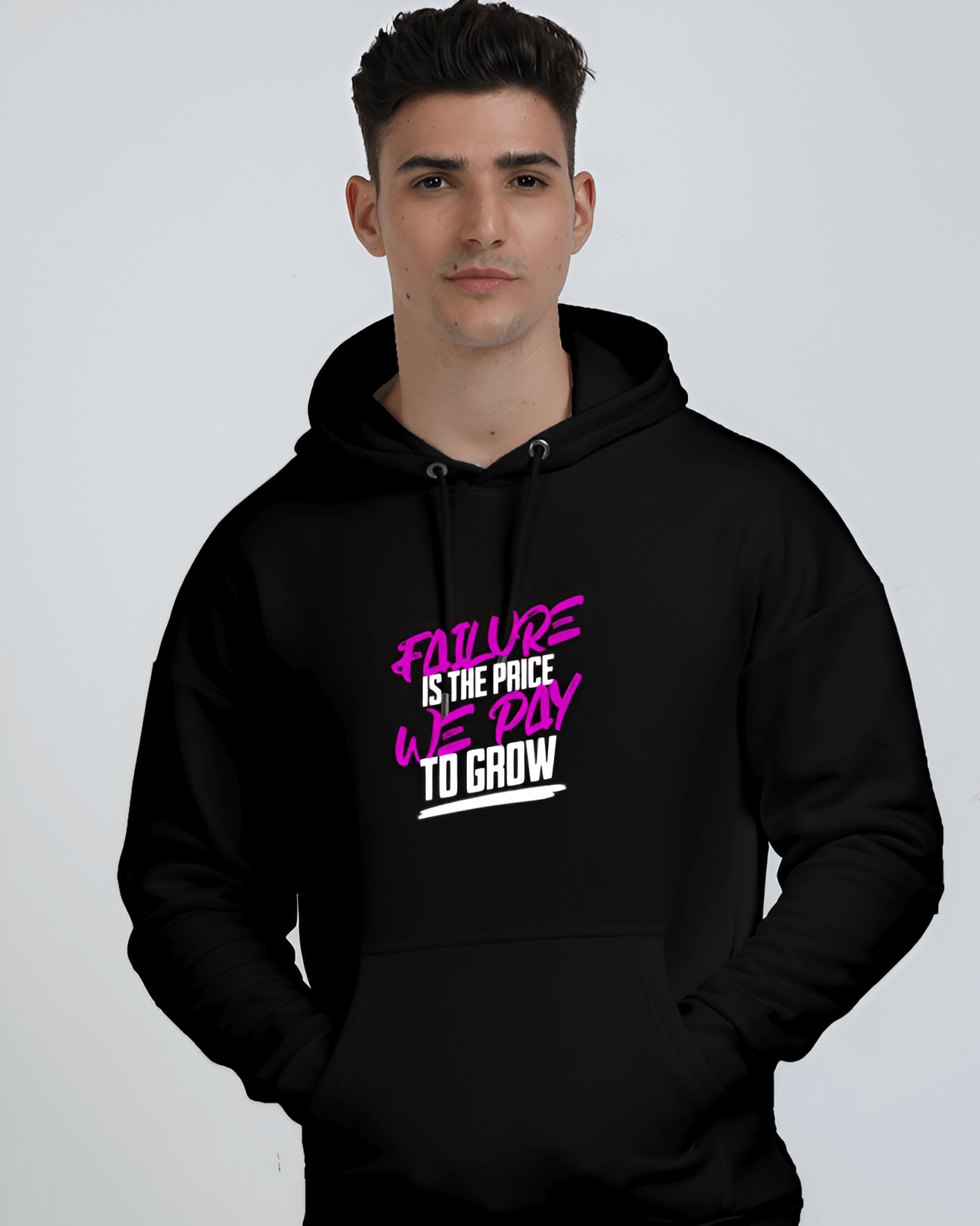 Levoyaa Failure Is the Price We Pay to Grow - Oversized Hoodie