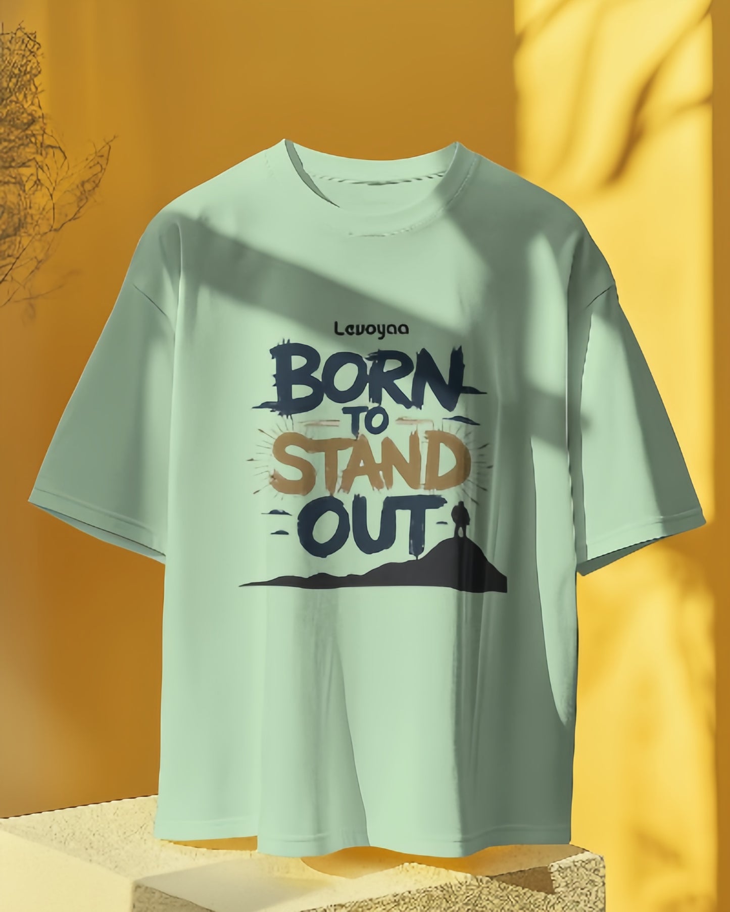 Levoyaa - Born to Stand Out Oversized T-shirt