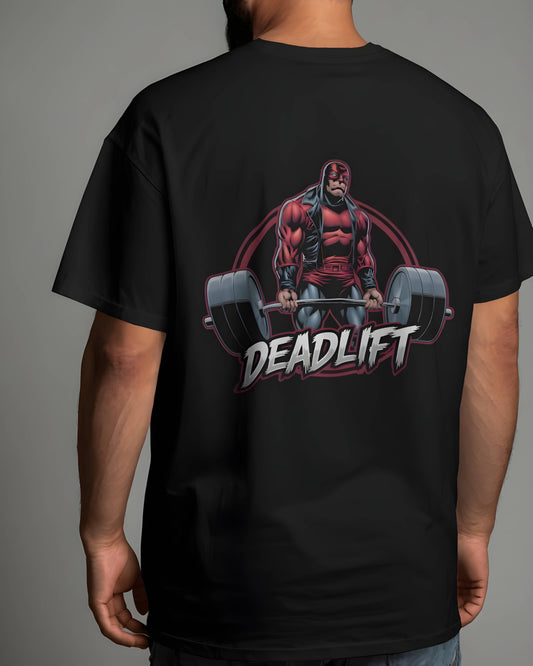 Deadlift Power Graphic Gym Wear | Oversized T-Shirt